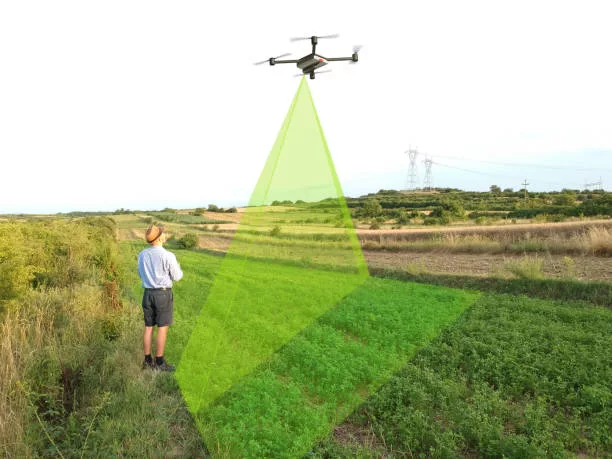 aerial soil scanning Infrared Camera Drones