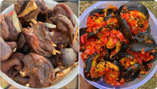 Peppered Snail or Goat Meat
